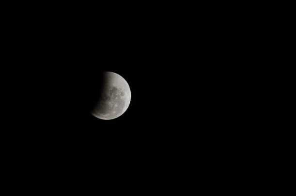 April full moon - Lunar eclipse